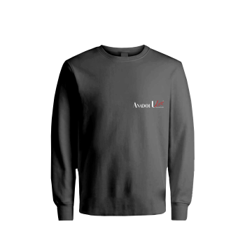 0 Yaka İki İplik Sweat Füme