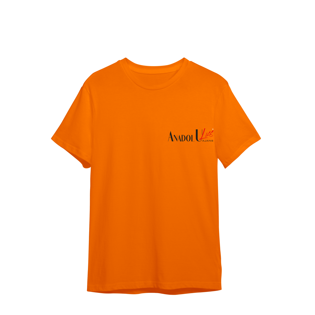 0 Yaka T-Shirt Turuncu