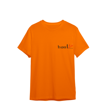 0 Yaka T-Shirt Turuncu