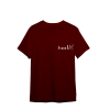 0 Yaka T-Shirt Bordo