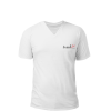 V Yaka T-Shirt Beyaz