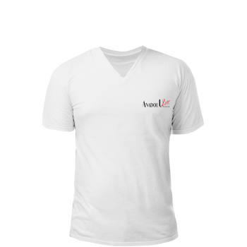 V Yaka T-Shirt Beyaz