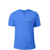 V Yaka T-Shirt Mavi