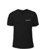 V Yaka T-Shirt Siyah