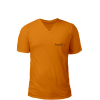 V Yaka T-Shirt Turuncu