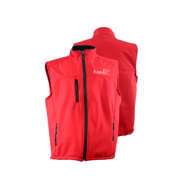 Softshell Yelek Astarsız Kırmızı